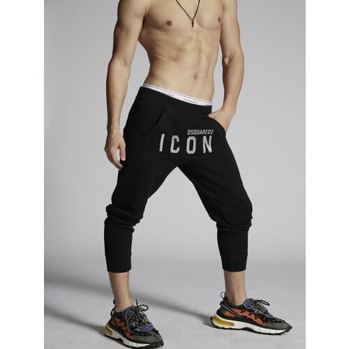 Mens Trace Trousers Black And White Outdoor Running Exercise Trousers Micro Elastic Slimming And Reflective In Waist