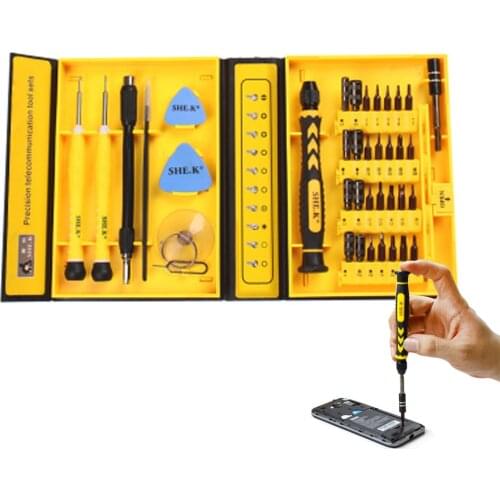 38 in 1 screwdriver combination repair kit Computer iPhone repair Smart Phone Multifunction Screw service Dismantle Tools