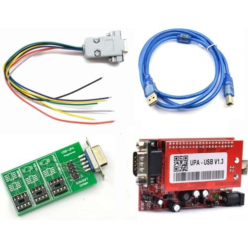 2019 Newest Upa Main Unit and Cable and Connector Eeprom Cable Works Perfect with Upa v1.3 AS-Tools Read for UPA-USB Free Ship