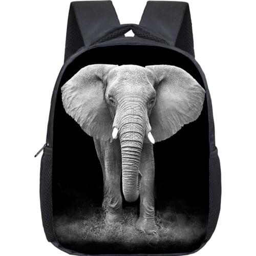 Animal Lion Elephant Deer Zebra Horse Kindergarten Backpacks For Kids Boys Girl School Bag Casual Rucksack Knapsack Bags Bookbag