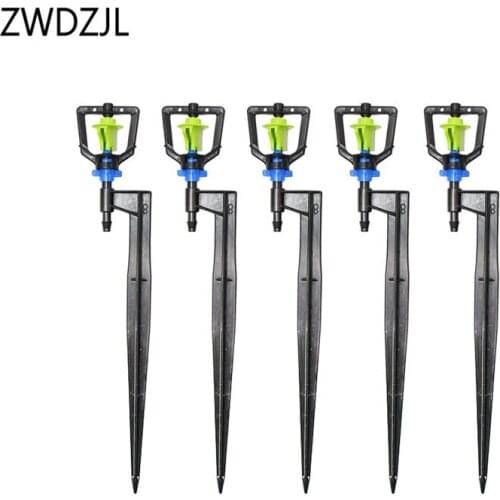 Garden rotating sprinkler nozzle plastic spike watering & irrigation 360 degrees rotating water sprinklers 30Pcs
