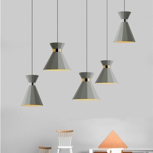 Nordic Pendant Lighting E27 Resin Hanging Lamp For Dining Room Bedroom Bedside Aisle Indoor Modern Decoration Home Hanging Lamp