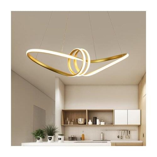 Modern iron crystal luminaire suspendu chandelier ceiling lamparas de techo colgante moderna dining room avizeler