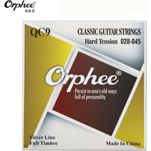 Orphee QC9 028-045 Classical Guitar Strings nylon silver jacketed wire Vacuum Packaging guitar parts