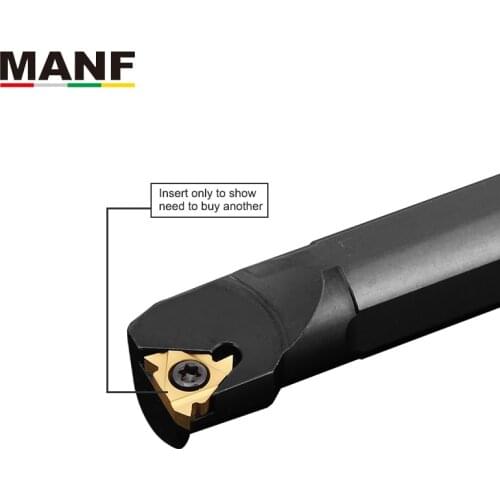 MANF Lathe Cutting Tools HSNR0012M11 CNC Lathe Machining Cutter Internal Threading Toolholders Thread Turning Holder Tools Lathe