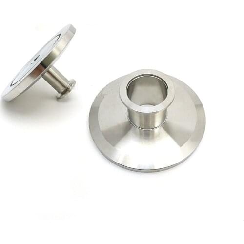 Stainless Steel 304 Vacuum Tri Clamp Reducer Adapter Reducing Adapter Connetor Flange Pipe Fitting Joint KF63 KF80 KF100 KF160