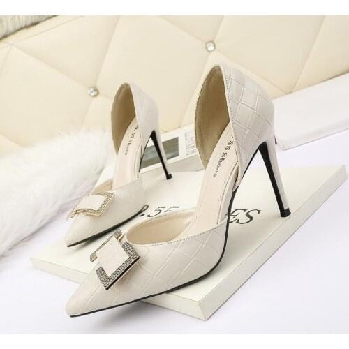Pointed Heels Fashion Low Heel Shoes Elegant Shoes For Woman Party Shoes Chaussure Mariage Femme Buty Damskie Туфли На Каблуке