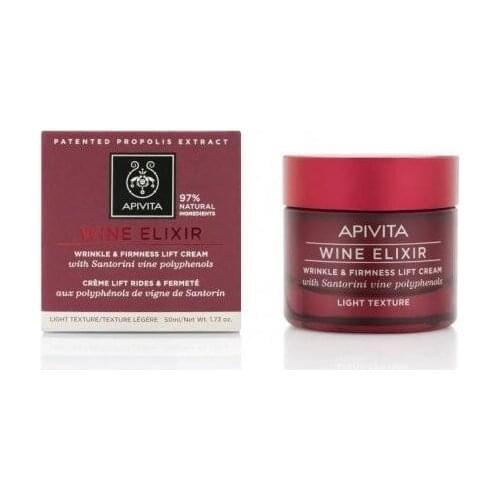 APIVITA WINE ELIXIR CREMA DE NOCHE REPA CON EFECTO LIFTING 99% 50 ML