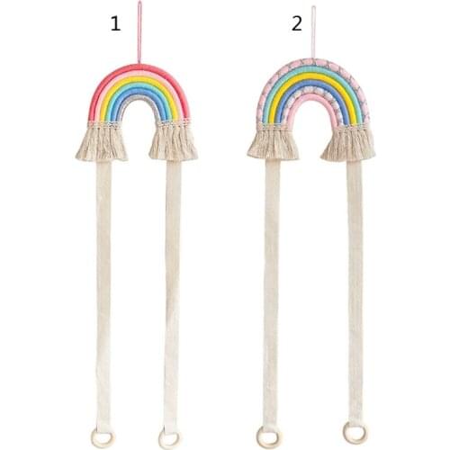 Rainbow Hairpin Hair Clip Holder Storage Organizer Baby Girl Room Hanging Ornament Hair Accessories Wall Decoration