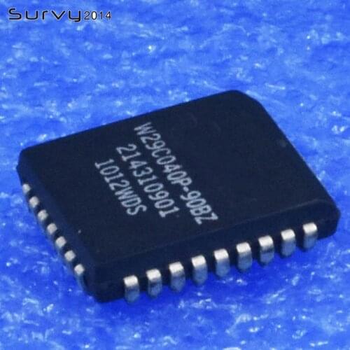 1/5PCS W29C040P-90BZ PLCC 512K X 8 CMOS FLASH MEMORY 32PINS diy electronics