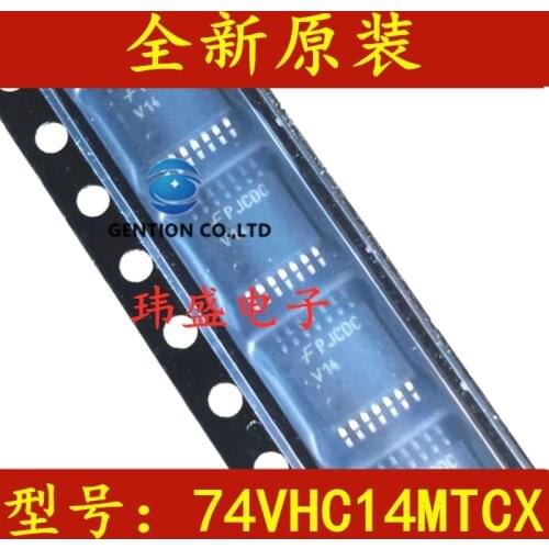 10PCS 74VHC14MTCX silk-screen V14 TSSOP14 in stock 100% new and original