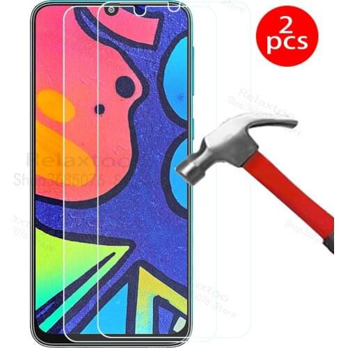 2Pcs Screen Protector For Samsung F41 Tempered Glass For Samsung GalaxyF41 2020 Clean HD Full Cover Sklo On samsun f41 f 41 6.4"