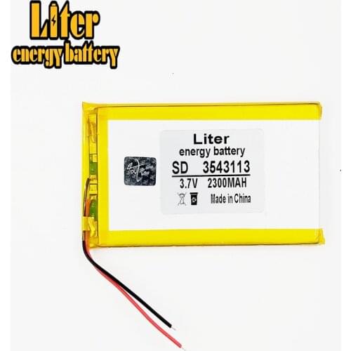 3543113 3545115 3.7V 2300mah Lithium Tablet polymer battery with Protection Board For PDA PCs Digital Products