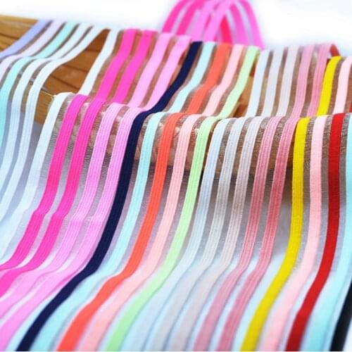 5meter Colored elastic strips accessories transparent lace elastic lace, diy sleeves trousers skirts hem decorative side strips