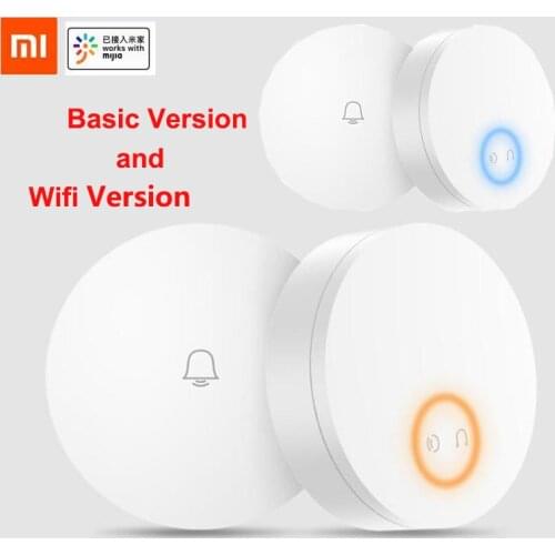 Xiaomi Linptech WIFI Self-power-generating Wireless Doorbell Work For Mijia APP Smart Control Memory Function AC 110-240V