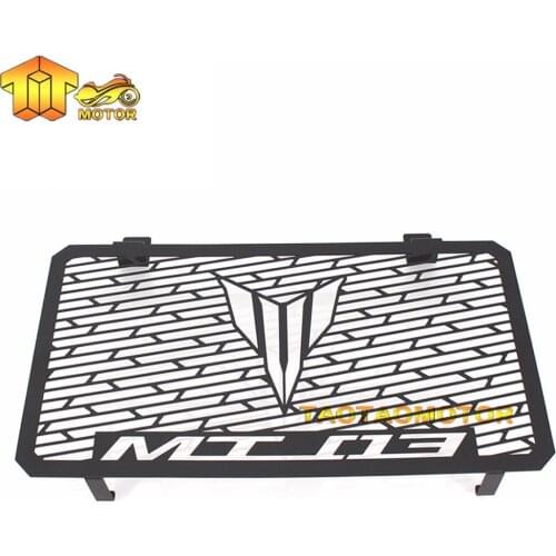 Black MT-03 MT03 Motorcycle Radiator Grille Grill Guard Cover Protector Fit For Yamaha MT-03 MT03 MT 03 2006-2013 660 CC