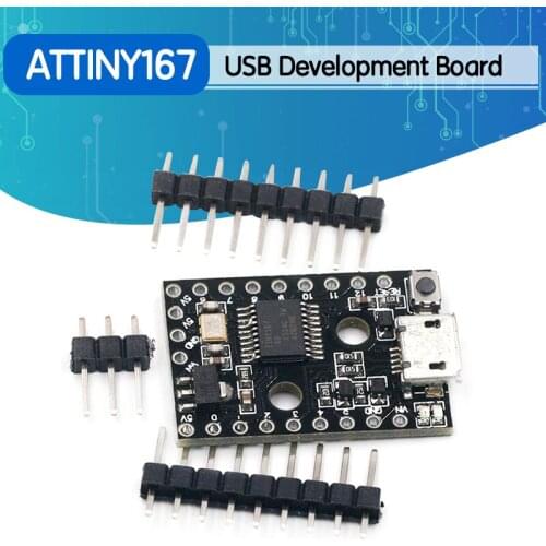 Digispark Pro kickstarter development board use Micro ATTINY167 module usb