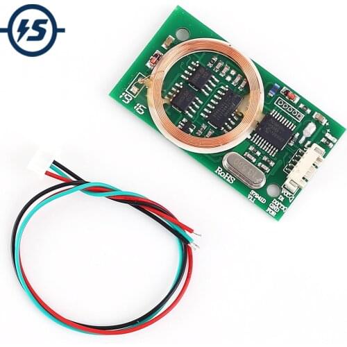 Dual Frequency 5V UART Reader RFID Wireless Module ISO14443A 13.56MHz 125KHz for IC/ID Card