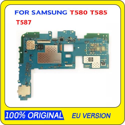 EU versionFor Samsung Galaxy Tab A SM-T580 SM-T585 T580 T585 16GB motherboard Mainboard Logic Board Circuits card fee Flex Cable