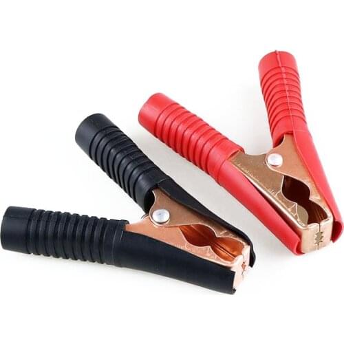 Hot Car Alligator Clips Battery Clamps Crocodile Clip 100A Red+Black