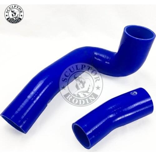 INTERCOOLER INLET MANIFOLD SILICONE HOSE KIT FOR LAND ROVER FREELANDER 2 TD4 2.2 EGR (2Pcs) Red/Blue/Black