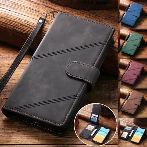 Leather Wallet Phone Case For iPhone 12 Pro Max 11 Pro XS Max X XR SE 2020 8 7 6 6s Plus Purse 9 Card Slots Flip Stand Cover Bag