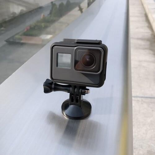 For Go pro Hero 9 8 7 6 5 4 3 Magnetic Magnet Metal Tripod Mount Adapter Holder Screw for Xiaomi Yi 4k sj4000 Gopro Accessories