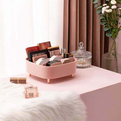 Desktop Division Makeup Organizer for Cosmetic Large Capacity Cosmetic Storage Box Organizer Lipstick Powder Storage Rack