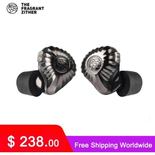 TFZ KING RS HIFI IEM Earphones, Hybrid 4nd Driver Unit Gold Diaphragm In Ear Earphone,Electrolytic Copper CNC Shell