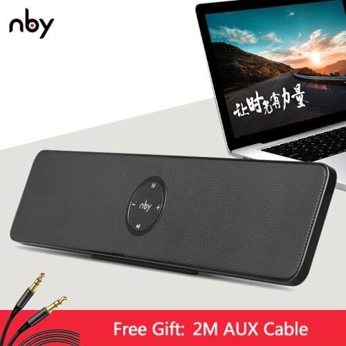 Nby 5530 Dual Horn Speakers Computer Bass Portable 10w Bluetooth Speaker FM Radio Wireless Hifi Sound Loudspeaker Music Boombox