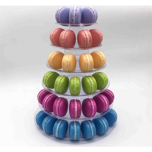 80% New Arrival 2021 3/4/5/6 Tier Cake Stand Transparent Glass Display Tray Rack Decoration Tool Disposable Tray Birthday Glass