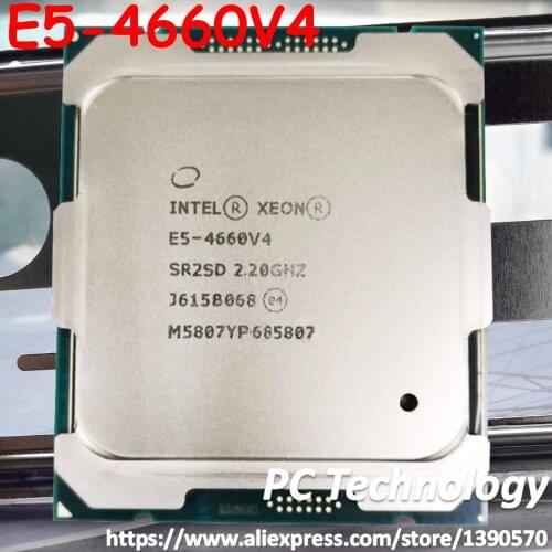 Original Intel Xeon processor E5-4660V4 QS 2.20GHZ 16-Cores E5 4660 V4 40MB E5-4660 V4 LGA2011-3 free shipping E5 4660V4