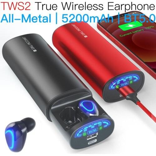 JAKCOM TWS2 True Wireless Earphone Power Bank Super value as undefined coque power bank 50000mah earphones