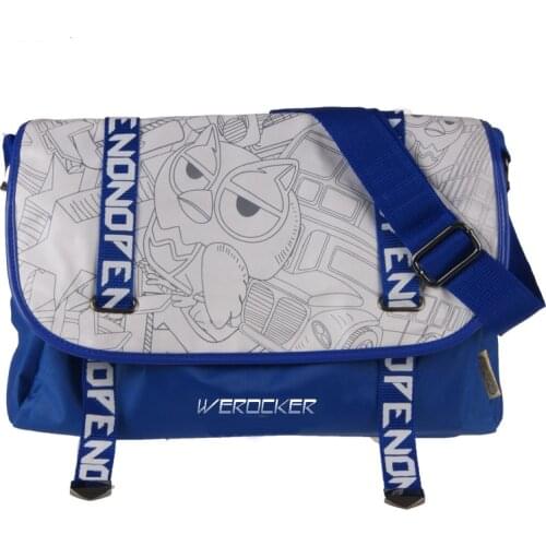 Owl Graffiti Casual Oxford Sports Rucksack Students Laptop Bicycle Messenger Bags Boys Sport Shoulder Bag Teenagers Crossbody