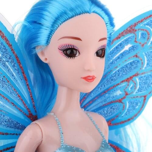 Stylish Mermaid Doll Toy Mermaid Rainbow Lights Doll Classic Princess Model Toys Custom Doll Collection Kids Birthday Gifts