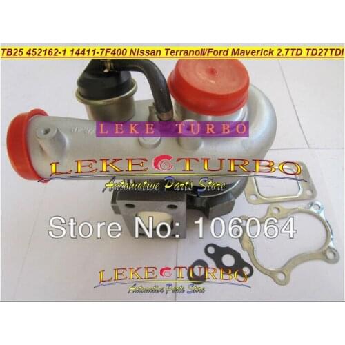 TB25 452162-0001 452162-5001S 452162-0007 14411-7F400 452162 Turbo For NISSAN Terrano II 1993-07 For Ford Maverick TD27TDI 2.7L