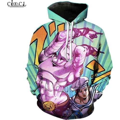HX Anime JoJos Bizarre Adventure 3D Print Hoodie Women Men Women Tracksuit Pullover Fashion Casual Hoodies Drop Shipping