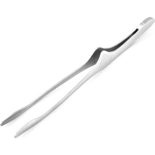 1pc BBQ Food Tweezer Clip Mini Chief Tongs Kitchen Tweezer Stainless Steel Portable For Picnic Barbecue Cooking for Kitchen