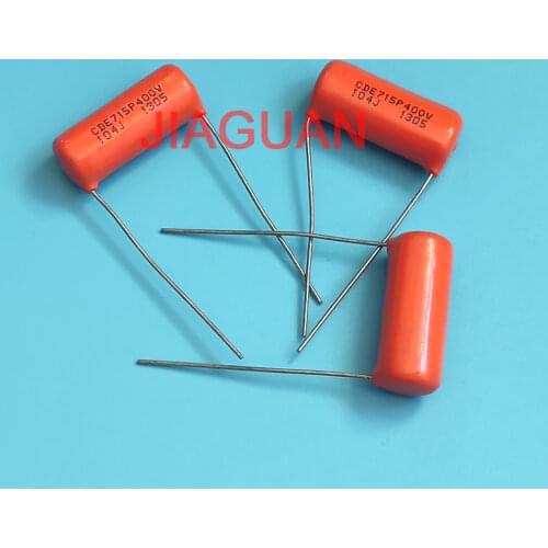 10PCS CDE SPRAGUE SBE715P 0.1UF 400V P26MM Orange fever film capacitor MKP 0.1uF/400V SBE 100NF SBE715P400V 104/400V