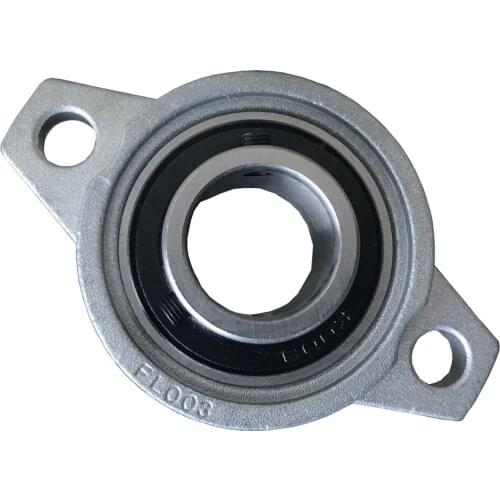 10PCS KFL003 17mm Bore Diameter Zinc Alloy Pillow Block Flange Bearing Unit Housing Unit