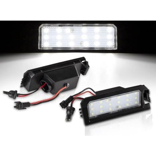 2Pcs LED Car License Plate Light Number Lights For Hyundai Accent Elantra GT Hatchback I30 5D Hatchback Wagon Canbus Error Free