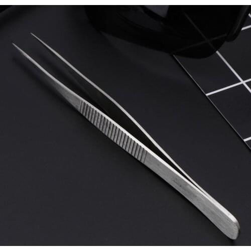 2021 New 4 Pcs/set Precision Stainless Steel Tweezers Set For Beauty Nail Art Handmade Jewelry Making Crafts Picking Tools