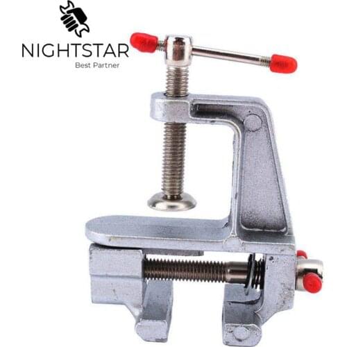 30mm Mini Aluminum Miniature Small Jewelers Hobby Clamp On Table Bench Vise Tool Vice
