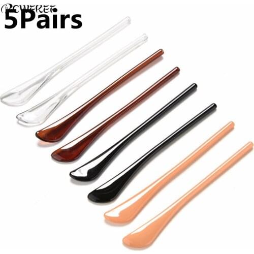 5Pair Silicone Anti Slip Eyeglasses Ear Hooks Glasses Legs Grip Stands Soft Ear Pads Sleeve Silicone Prevent Allergies Ear Hooks