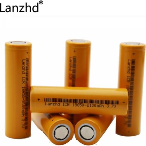 6PCS For sanyo 18650 Rechargeable Batteries Li-lon battery Lithium 3.7v ICR18650 battery For mobile power Camera Flashlight