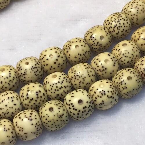 9X8mm 114pcs Natural Hainan Grade AAA High-quality Raw Lotus Bodhi Seeds Beads Barre Mala Bracelet or Necklace DIY Accessories