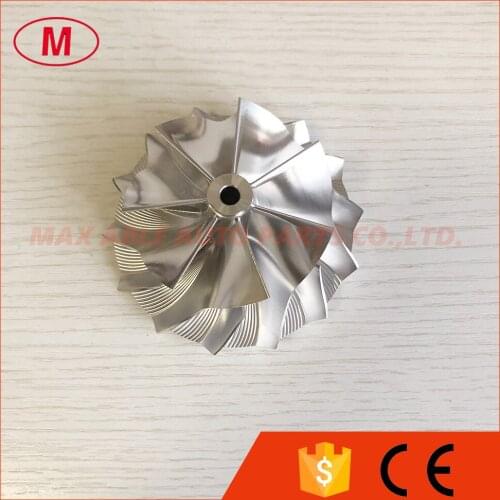 B03G reverse 7+7 blades 62.00/82.00mm High performance Turbo Billet/milling/aluminum 2618 compressor wheel