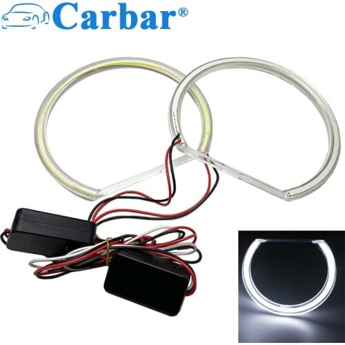 COB Angel Eyes Rings For BMW Angel Eyes Ring Headlight Lens Car Angel Eye Rings For BMW E36 E38 E39 E46 Projector Cotton/COB