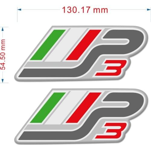 For PIAGGIO MP3 125 300 400 500 Moto Scooter Emblems 3D Logos Motorcycle Stickers