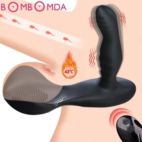 Prostate Massager Anal Vibrators Butt Plug Wireless Remote Control Adult Products Testicles Stimulator Dildo Sex Toys for Men